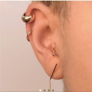 FINAL SALE Catbird Puffy Huggies Lil Bobs 14k Solid